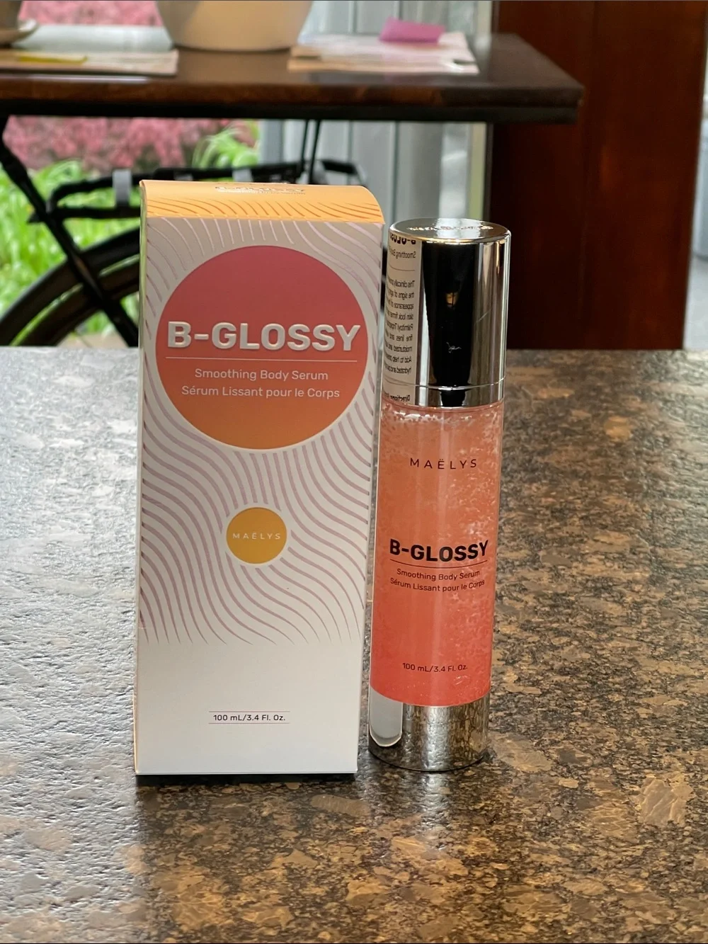 Maelys B-GLOSSY Smoothing Body Serum firmer youthful looking body